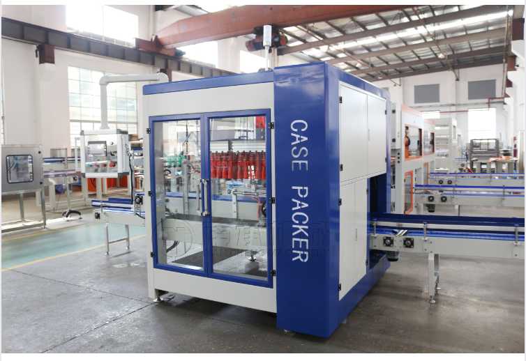 GLASS BOTTLE WATER FILLING MACHINE -case packer GLASS BOTTLE WATER FILLING MACHINE -case packer
