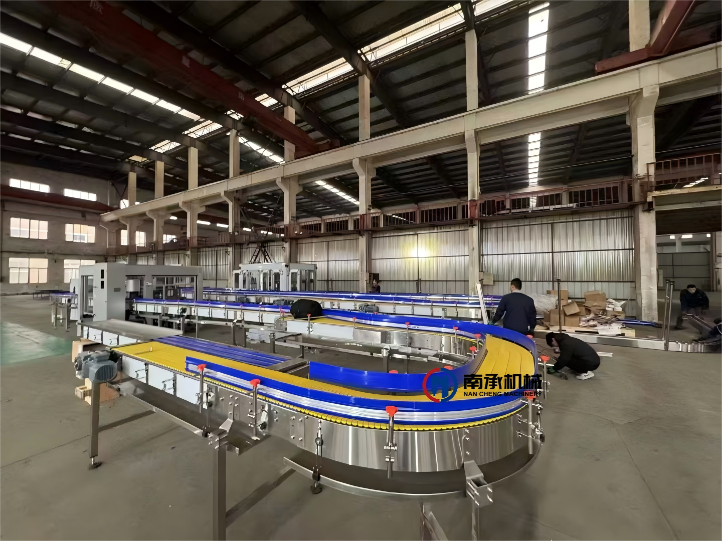 Water filling machine line