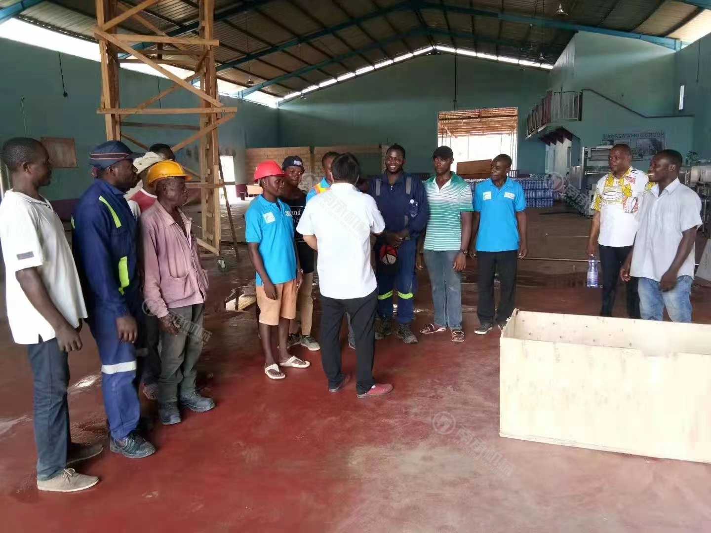 Water filling machine line