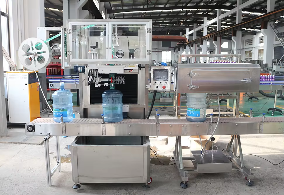 5 GALLON FILLING MACHINE sleeve labeling machine
