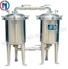 Double Filter for Beverage Production