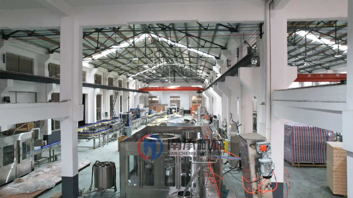 Water filling machine line