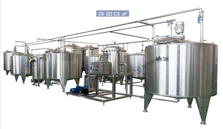 4 IN 1 JUICE FILLING MACHINE Automatic Fruit Juice blending System