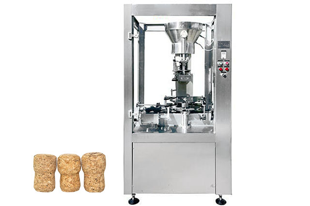 Glass Bottle Beer Filling Line Cork Plugging Machine