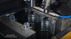  4 Cavity Semi Automatic Pet Bottle Blowing Machine