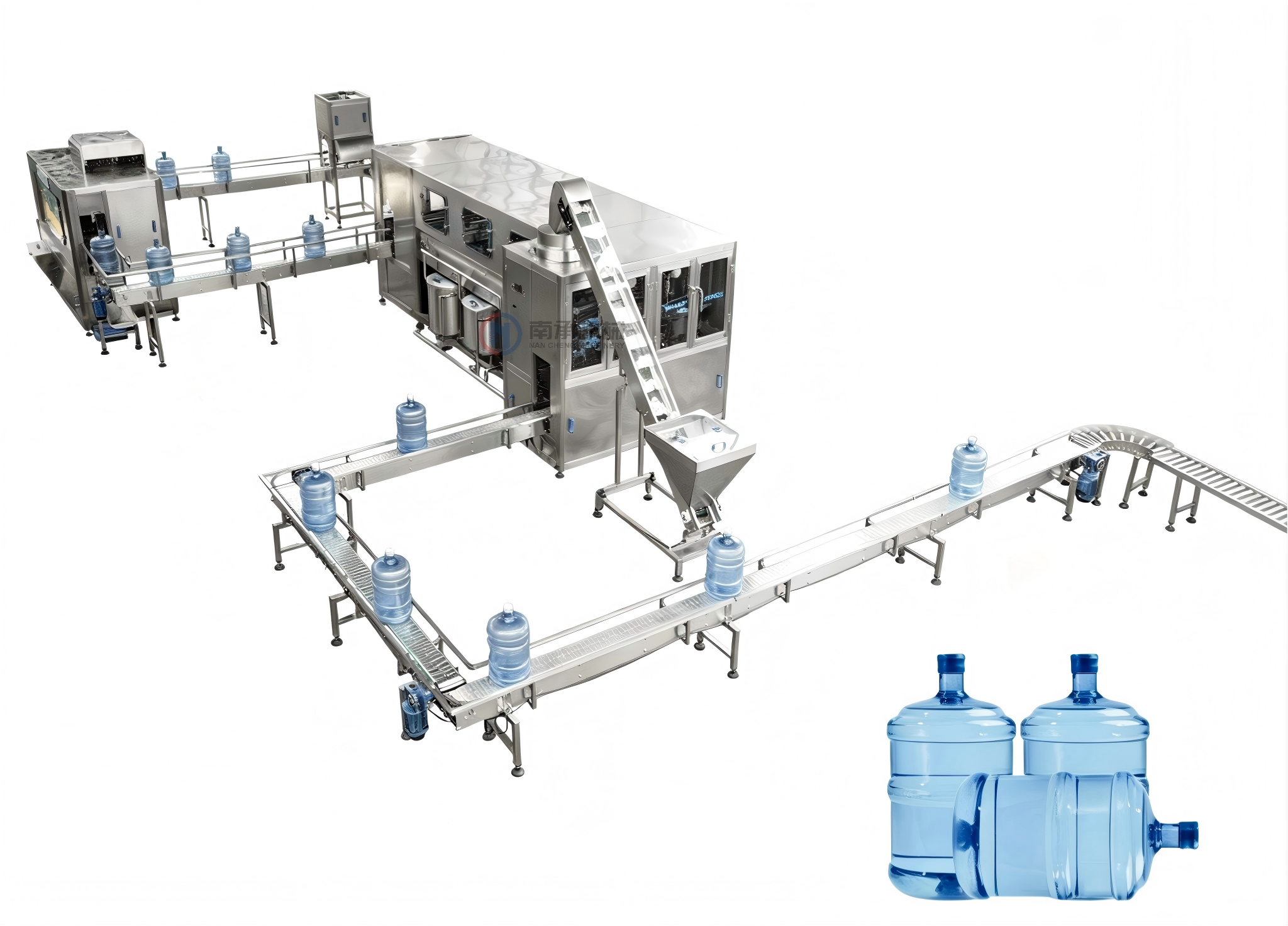 Turnkey 5 Gallon Water Production Line Solutions