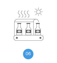 Carbonated beverage filling line process-Bottle Warming