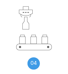 Carbonated beverage filling line process-Glass Bottle & Can Depalletizing