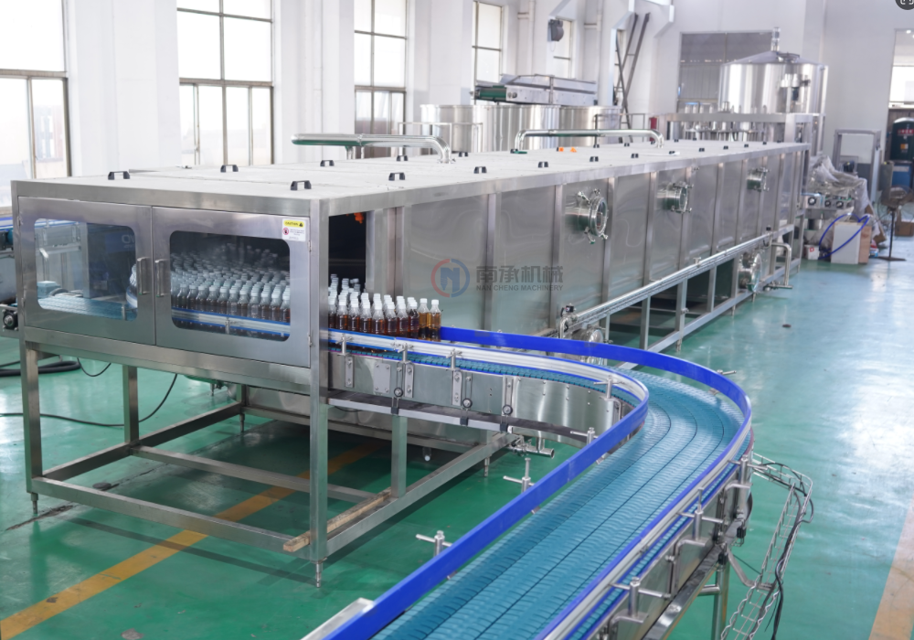 Bottle Tilting & Cooling Tunnel