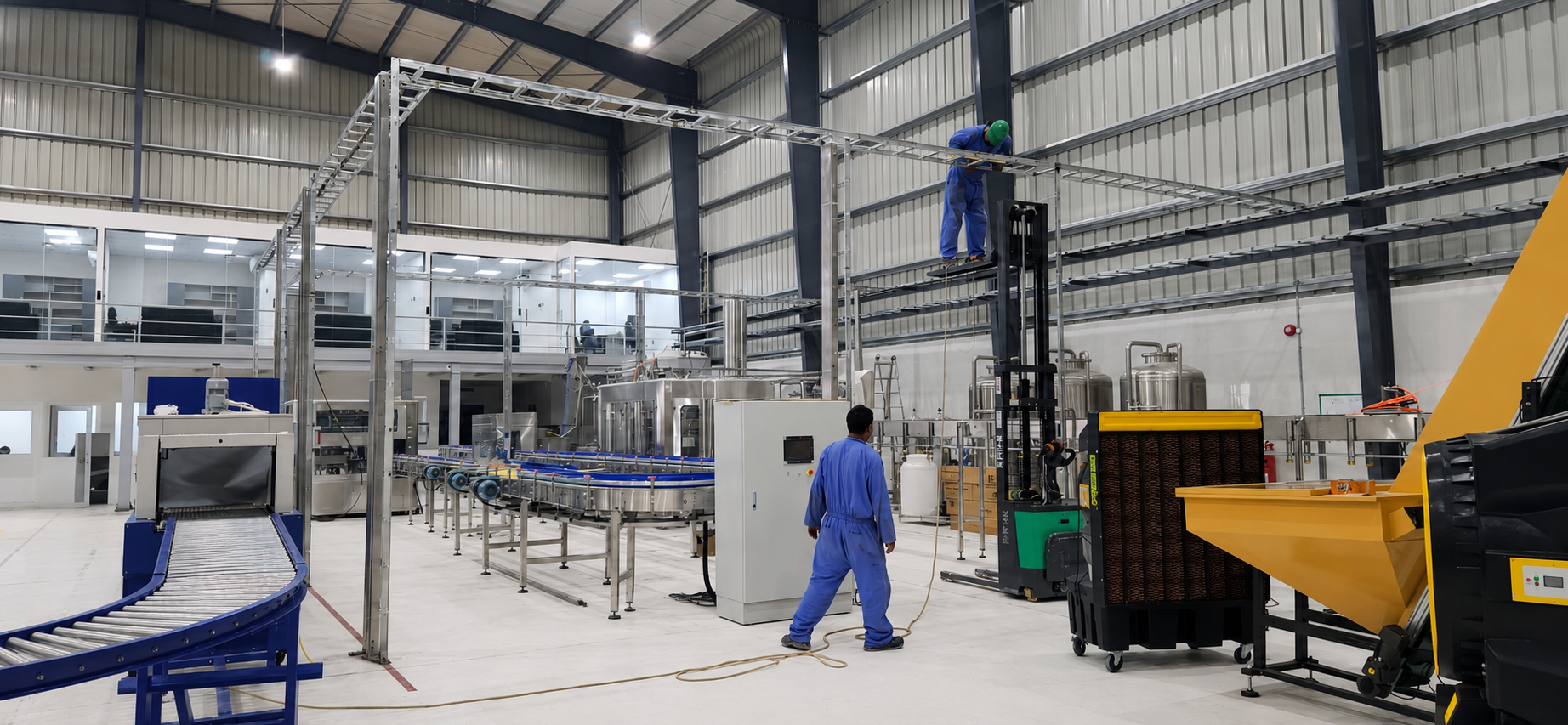 Nancheng Machinery turnkey water bottling plant installation project