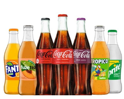 glass bottle carbonated beverage